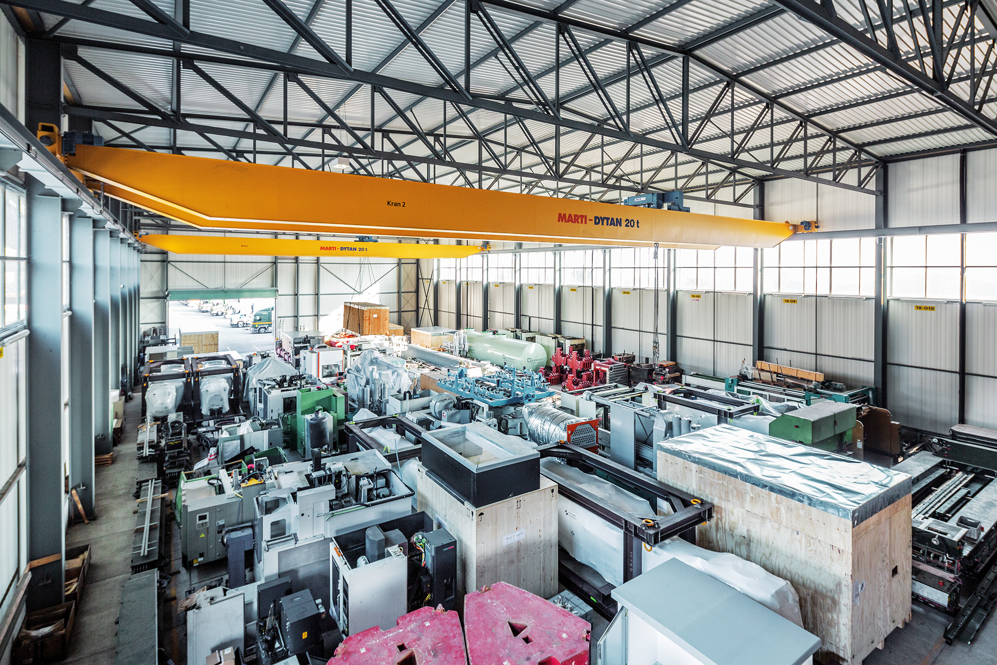 Schwergutlager Logistik Warenbewirtschaftung EMIL EGGER Schweiz